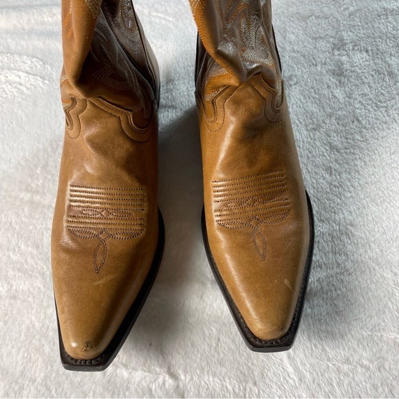 J.B.Dillon JBW2350 Western Cowboy Brown Boots Women's size 7.5B Country Girl - Picture 7 of 14